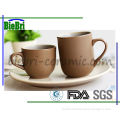 modern designed ceramic tea coffee cups and saucers